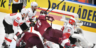 FOTO: Latvija - Šveice 1:3