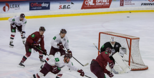 FOTO: Latvijas izlases treniņš "Volvo ledus hallē" (09.04.)