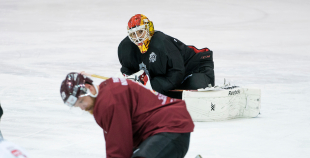 Latvijas izlases treniņnometnei pievienojušies Kaspars Daugaviņš un Kristaps Sotnieks