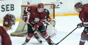 Latvijas hokeja izlases treniņš 24.03.2017.