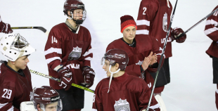 FOTO: Latvija - Kazahstāna (2:3 pēcspēles metienos)