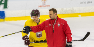 FOTO: Latvijas U-20 izlases treniņš (03.12)