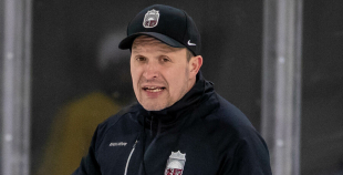 FOTO: Latvijas U-18 hokeja izlases treniņš