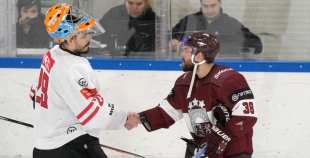 Latvijas nacionālā izlase vēlreiz uzvar Austriju