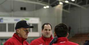 Latvijas hokeja izlase aizvada pirmo treniņu pirms gaidāmā turnīra Francijā