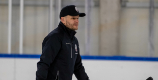 FOTO: Latvijas U-18 hokeja izlases treniņš