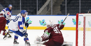 Latvijas izlase izcīna punktu pret Slovākiju un saglabā izredzes uz 1/4 finālu