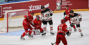 FOTO: Kanāda - Baltkrievija 2:0