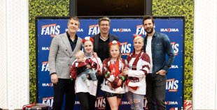 Latvijas izlases hokejisti un treneri tiekas ar līdzjutējiem!