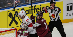 Latvijas izlase lieliski cīnās, taču mača izskaņā piekāpjas Šveicei