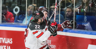 FOTO: Latvija - Kanāda 0:2 