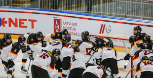 FOTO: Latvija - Vācija 3:1