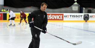 Latvijas hokeja izlases treniņš 07.05.2017.