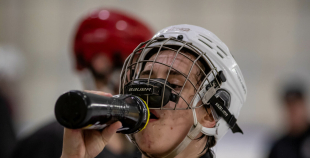 FOTO: Latvijas U-18 hokeja izlases treniņš