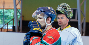 Latvijas inline hokeja izlase aizvada pirmo treniņu 