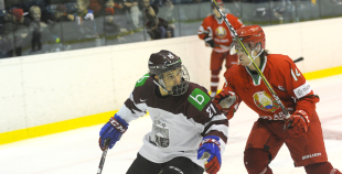 FOTO: Latvijas U-20 izlase turnīrā Ventspilī cieš neveiksmi (1:4) arī pret baltkrieviem 