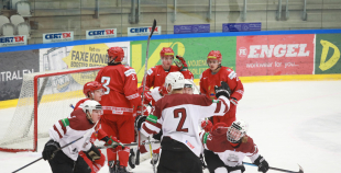 FOTO: Latvija U20 - Baltkrievija (3:2)