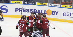 Latvijas nacionālā izlase turnīru Minskā sāk ar drošu uzvaru pār Slovēniju 