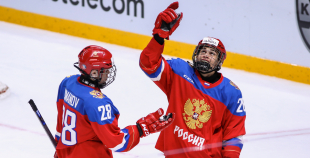 FOTO: Latvija U-18 - Krievija U-18 1:5