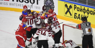 PČ: Latvija - Krievija 0:5 