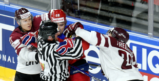 PČ: Latvija - Krievija 0:5 