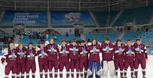 Latvijas 3x3 hokeja izlasei zelta medaļas!
