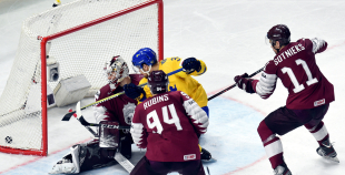 FOTO: Latvija -  Zviedrija (2:3)