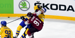 FOTO: Latvija -  Zviedrija (2:3)