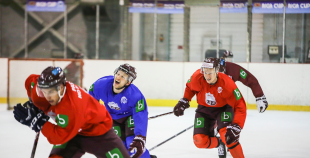 FOTO: Latvijas izlases treniņš pirms došanās uz Dāniju