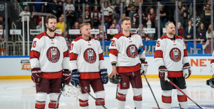 Hokeja leģendu spēles pamatlaiks noslēdzas ar draudzīgu neizšķirtu