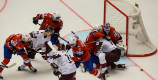 FOTO: Latvija - Norvēģija (pag. 3:2)