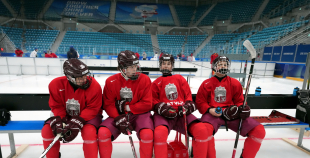 FOTO: Latvijas trīs pret trīs izlase aizvada treniņu Dienvidkorejā!