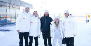 FOTO: Latvijas hokeja izlases dodas uz Pekinas olimpiskajām spēlēm