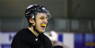 Latvijas U20 hokeja izlases treniņš