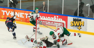 FOTO: "Kurbads" - "Liepāja/Optibet" (5:2)