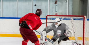 FOTO: Latvijas U-20 valstsvienība turpina gatavoties pasaules čempionātam