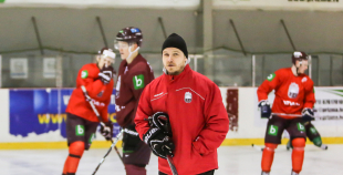 FOTO: Latvijas izlases treniņš pirms došanās uz Dāniju