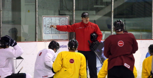 2016 Latvijas hokeja izlases treniņš