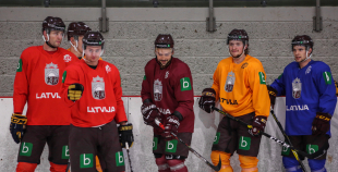 FOTO: Latvijas nacionālās izlases treniņš