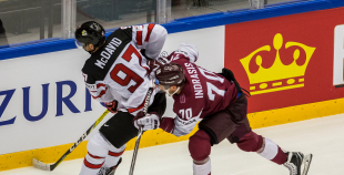 FOTO: Latvija - Kanāda (1:2 pag.)