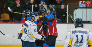 Virslīga: HK Zemgale/LLU - HK Kurbads 4:3