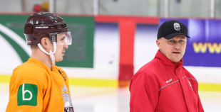 FOTO: Latvijas nacionālās izlases treniņš