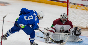 FOTO: Latvija - Slovēnija 2:1