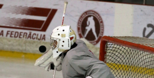 2016 Latvijas hokeja izlases treniņš