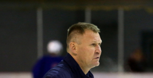 Latvijas U20 hokeja izlases treniņš