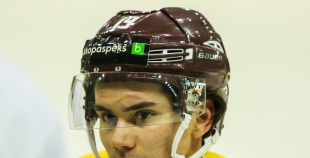 FOTO: U-20 izlases pirmdienas ledus treniņš "Volvo" ledus hallē 