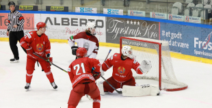FOTO: Latvija U20 - Baltkrievija (3:2)
