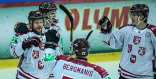 FOTO: Latvija - Slovēnija 3:2 (p.m.)