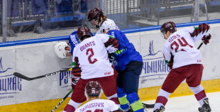 FOTO: Latvija - Slovēnija 9:1