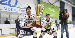 Foto: 7. finālspēle: HK Mogo - HK Kurbads 1:2